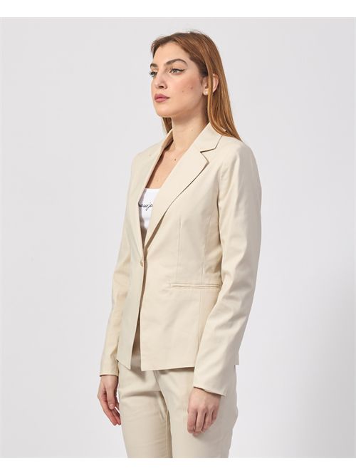 Yes Zee Women's Single Breasted Cotton Jacket YES ZEE | G404-KD000222